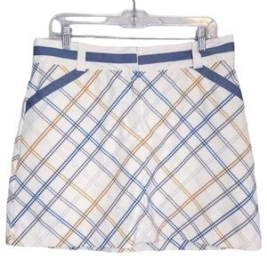 Nike Golf Dry Fit Plaid Skirt Size 14